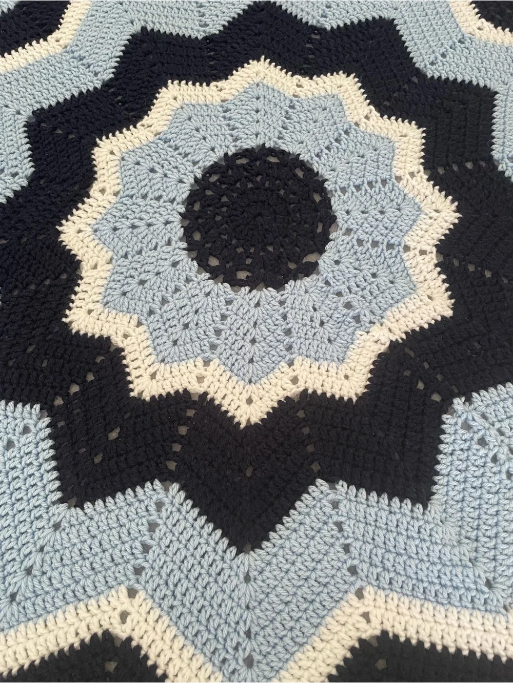 Handmade Crochet Star Blanket